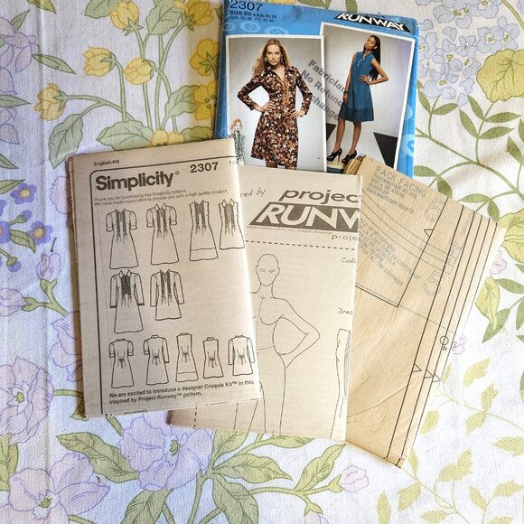 Sewing Pattern 2010 Project Runway UNCUT Simplicity 2307 Size 4-12 - Picture 3 of 3